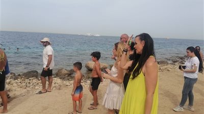 إنطلاق اللقاء الرياضي الثقافي المجري على شواطئ الغردقة ..صور