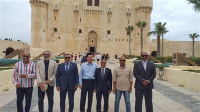 نائب وزير الثقافة الصيني يزور قلعة قايتباي