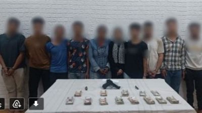 ضبط 10 أشخاص سرقوا مواطن أثناء تبديل عملات بالخليفة