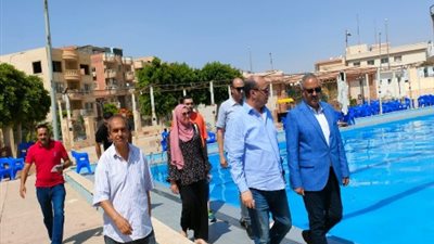 الصبروط يتفقد الاعمال الانشائية في مركز التنمية الشبابية بالعبور