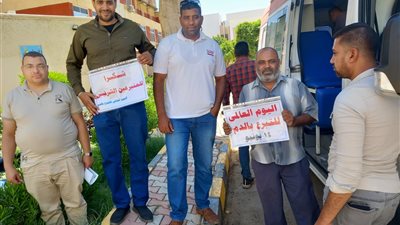 مياه الأقصر: إنطلاق حملة التبرع بالدم بالتعاون مع البنك الإقليمى