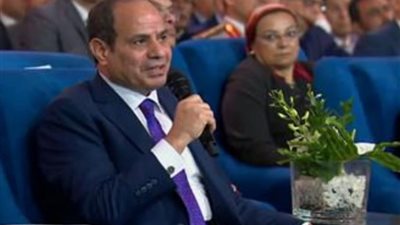 الرئيس السيسي : نعمل على استكمال تطوير محور المحمودية
