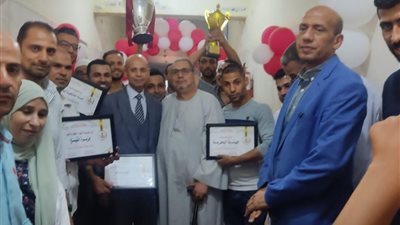 مسعود يشهد إحتفاليةمستشفى فاقوس باليوم العالمي للتبرع بالدم