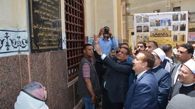 وزيراالتنميةالمحليةوالأوقاف ومحافظ المنوفيةيفتتحون