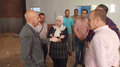 مسعود يتفقد أعمال التطوير الجارية بالمجلس الطبي العام بالشرقية