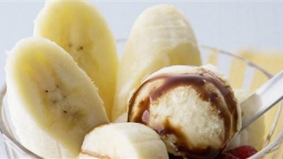طريقة عمل آيس كريم الموز بالمنزل