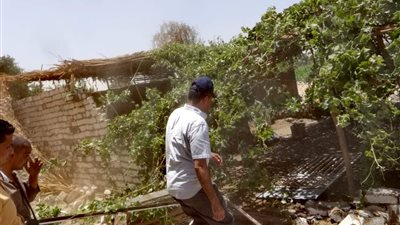 إزالة حالتى تعدى على أملاك الدولة بمدينة الأقصر