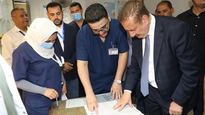 أبو ليمون يتفقد مستشفى جراحات اليوم الواحد للاطمئنان على سيرالعمل