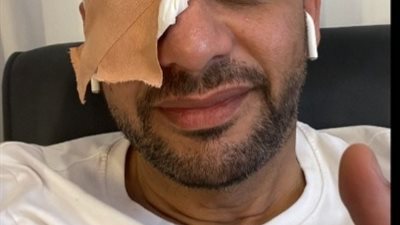 ما علاقة خالد سرحان بإصابة مصطفي قمر في عينه