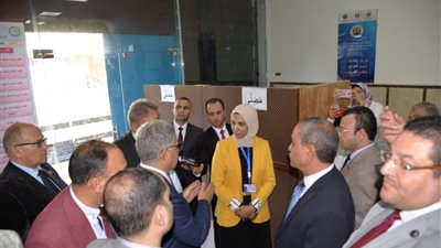 التنمية المحلية بالنواب تتفقدوحدة المتغيرات المكانية بالإسماعيلية
