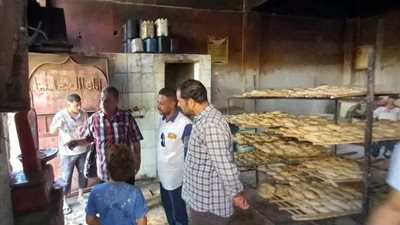 تحرير 85 محضراً للمخابز المخالفة فى 3 مراكز بالمنيا