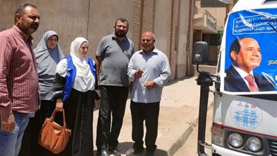 متابعة مبادرة ١٠٠ يوم صحه ببنى سويف