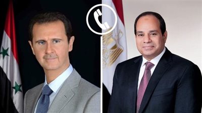 الرئيس السيسي يهنئ نظيره السوري بحلول عيد الأضحى المبارك