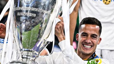 رئيس نادى ريال مدريد يداعب نجل نجم الفريق - شاهد