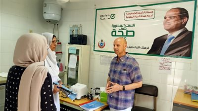 مسعود يتفقد مبادرة ١٠٠يوم صحة بالزقازيق وبلبيس ..صور