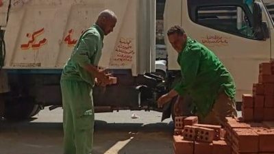 إيقاف أعمال مخالفة بدون ترخيص بأحد الشقق السكنية