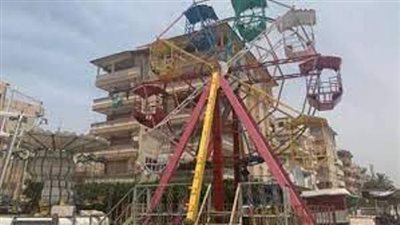 بالاسماء..اصابة 10 اشخاص في سقوط لعبة ملاهي بمصيف جمصة بالدقهلية
