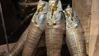 كنوز مقبرة توت عنخ آمون يعرض حاليا في موسكو