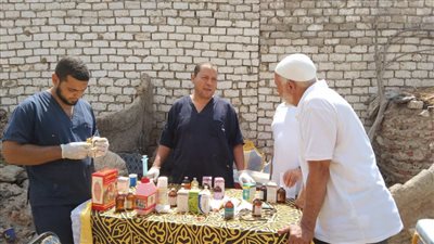 قوافل بيطرية مجانية لخدمة صغار مربي الماشية بالفيوم