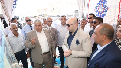 محافظ بني سويف يتفقد شوارع وميادين الواسطى..صور