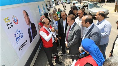 محافظ المنوفية يناشد المواطنين الإستفادة من مبادرة 100 يوم صحة