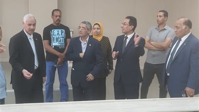 زيارة لجنة القطاع الصيدلي لكلية الصيدلة وجامعة بني سويف الأهلية