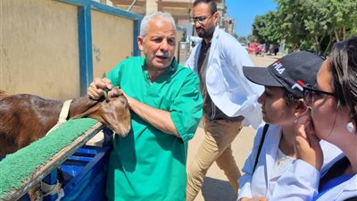 ٩ قوافل بيطرية لخدمة أهالي قرى أبيس بالأسكندرية