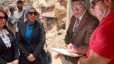 النيابة الإدارية تشكل لجنة لمعرفة أسباب انهيار عقار حدائق القبة