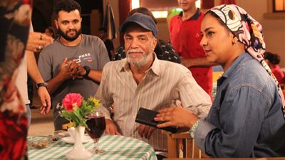بالصور.. سليمان عيد يلتقي هالة فاخر في 