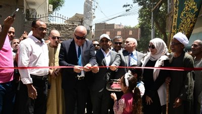 محافظ قنا يطلق أشارة التشغيل التجريبي لمشروع صرف صحي قرى ابوتشت