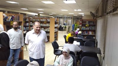محافظ أسيوط يتفقد مكتبةمصرالعامةلمتابعة الفاعليات المقدمة للاطفال