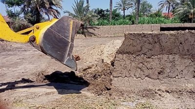 إزالة 48 حالة تعدي علي الأراضي الزراعية وأملاك الدولة بالشرقية