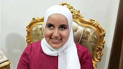 آية الرابع علي الجمهورية مكفوفين: الثانوية العامة اسهل من اي سنة
