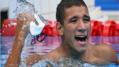 أحمد الحفناوي يواصل تحطيم الأرقام القياسية في بطولة العالم للسباح