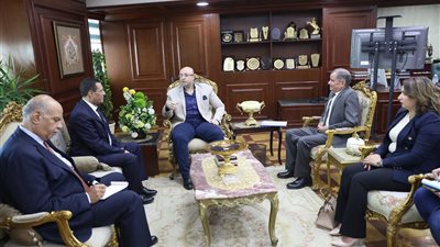 محافظ بني سويف يستقبل رئيس الجهاز التنفيذي 