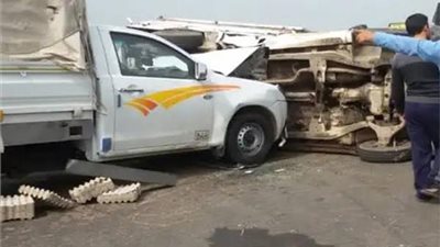 مصرع وإصابة 2 إثر وقوع تصادم بصحراوى البحيرة