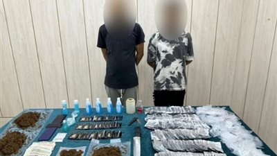 ضبط تشكيل عصابى تخصص فى تصنيع الأستروكس داخل شقة بالقاهرة