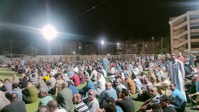 جنازة مهيبة.. لـ 5 جثامين من عائلة واحدة بالدقهلية