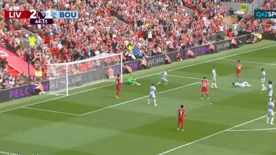 ليفربول يتقدم على بورنموث بثنائية فى الشوط الاول..فيديو