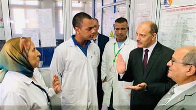 مدير تعليم الاسكندريه يتفقد التدريب العملى لطلاب مدرسة المياه
