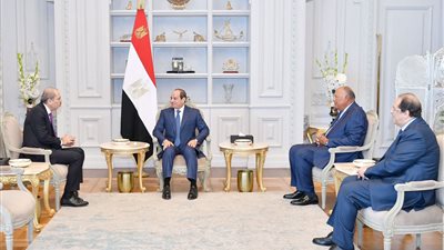 الرئيس والصفدي يؤكدان أهمية مواصلة زيادة التبادل التجاري بين مصر والأردن