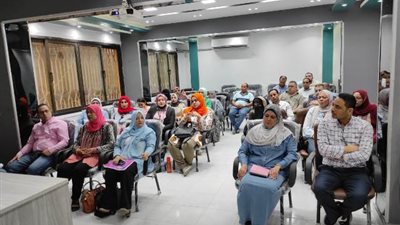 وكيل وزارة الصحة يجتمع بإدارة مستشفى ديرب نجم