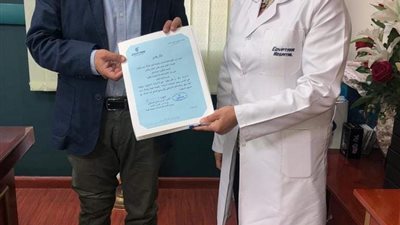 تجربة طواريء لإخلاء الأقسام بمستشفى مصر للطيران