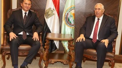 القصير يبحث مع سفير أوزبكستان تعزيز آليات التعاون الزراعي