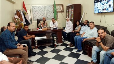 مديرصحة الشرقية يناقش البرنامج الوظيفي لمستشفى منياالقمح