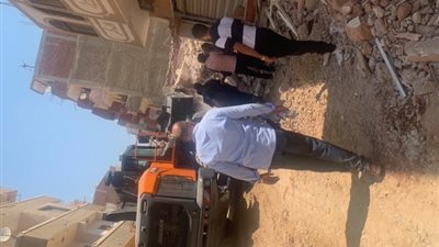 نيابة الاسماعيلية بدأت التحقيقات في انهيار منزل بالمحطة الجديدة