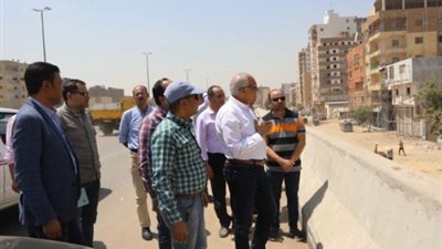 محافظ الجيزة يتابع طلاء واجهات العقارات المطلة على الطريق الدائري