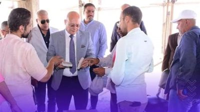 النعماني يتابع الأعمال الانشائية بالمقر الجديد لجامعة سوهاج