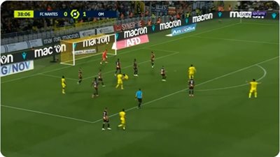 هدف عالمى لنجم مصر مصطفى محمد في مباراة نانت ضد مرسيليا