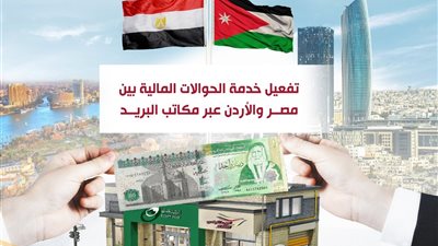 تفعيل خدمة الحوالات المالية بين مصر والاردن عبر مكاتب البريد